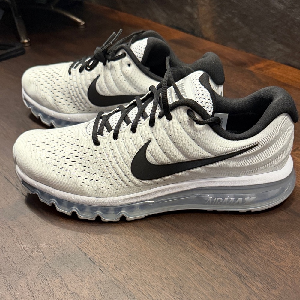 Nike Men's Air Max Running Shoes - White/Black